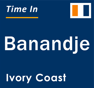 Current local time in Banandje, Ivory Coast