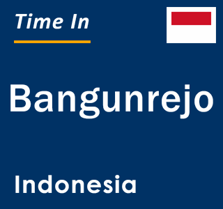 Current local time in Bangunrejo, Indonesia