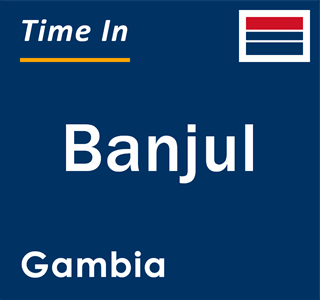 Current local time in Banjul, Gambia