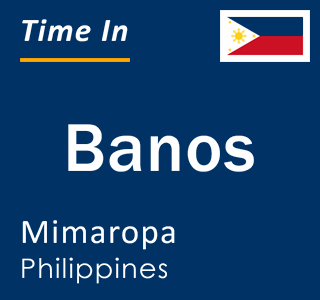 Current local time in Banos, Mimaropa, Philippines