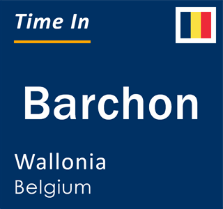 Current local time in Barchon, Wallonia, Belgium