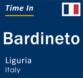 Current local time in Bardineto, Liguria, Italy