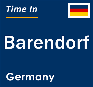 Current local time in Barendorf, Germany