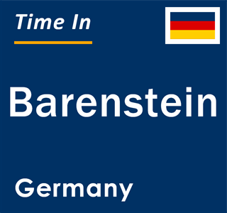 Current local time in Barenstein, Germany