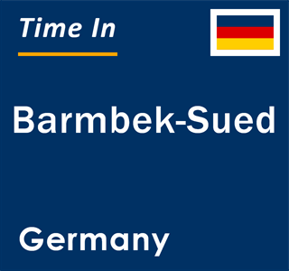 Current local time in Barmbek-Sued, Germany