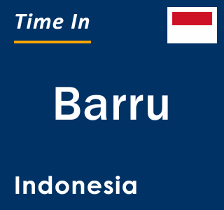 Current local time in Barru, Indonesia