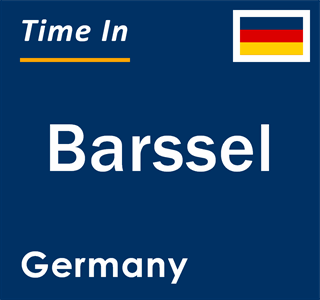 Current local time in Barssel, Germany