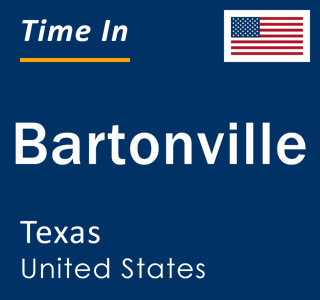 Current local time in Bartonville, Texas, United States