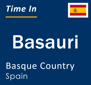 Current local time in Basauri, Basque Country, Spain