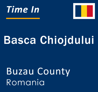 Current local time in Basca Chiojdului, Buzau County, Romania