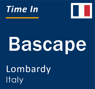 Current local time in Bascape, Lombardy, Italy