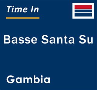 Current local time in Basse Santa Su, Gambia