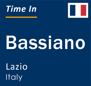 Current local time in Bassiano, Lazio, Italy