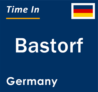 Current local time in Bastorf, Germany