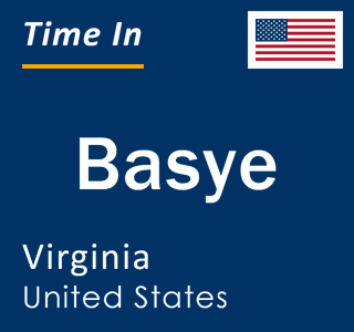 Current local time in Basye, Virginia, United States