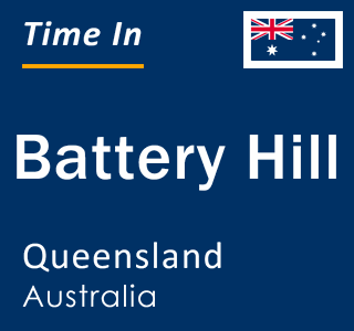 Current local time in Battery Hill, Queensland, Australia