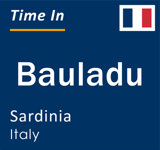 Current local time in Bauladu, Sardinia, Italy