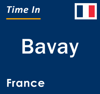 Current local time in Bavay, France