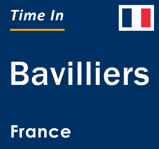 Current local time in Bavilliers, France