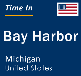 Current local time in Bay Harbor, Michigan, United States