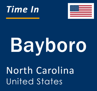 Current local time in Bayboro, North Carolina, United States