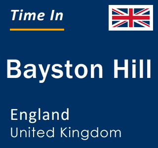 Current local time in Bayston Hill, England, United Kingdom