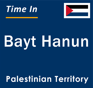 Current local time in Bayt Hanun, Palestinian Territory