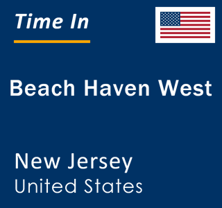 Current local time in Beach Haven West, New Jersey, United States