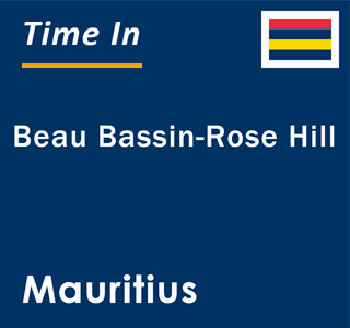 Current local time in Beau Bassin-Rose Hill, Mauritius