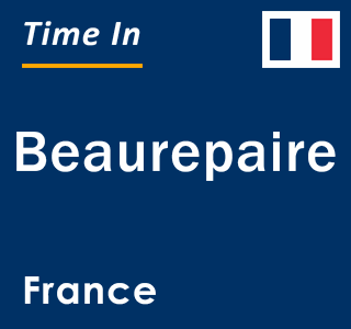 Current local time in Beaurepaire, France