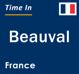 Current local time in Beauval, France