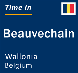 Current local time in Beauvechain, Wallonia, Belgium