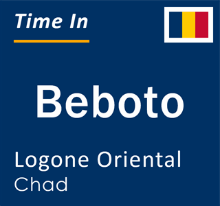 Current local time in Beboto, Logone Oriental, Chad