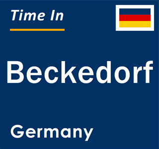 Current local time in Beckedorf, Germany