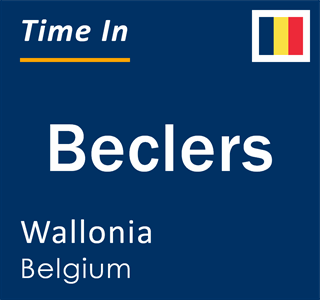 Current local time in Beclers, Wallonia, Belgium