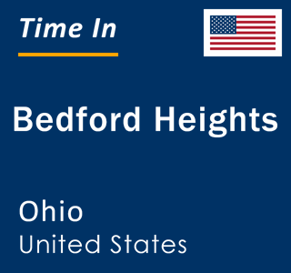 Current local time in Bedford Heights, Ohio, United States