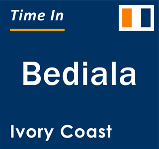 Current local time in Bediala, Ivory Coast