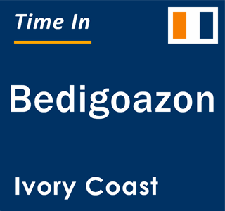 Current local time in Bedigoazon, Ivory Coast