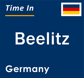 Current local time in Beelitz, Germany