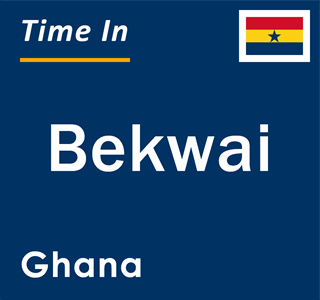 Current local time in Bekwai, Ghana