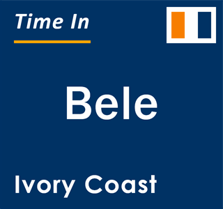 Current local time in Bele, Ivory Coast