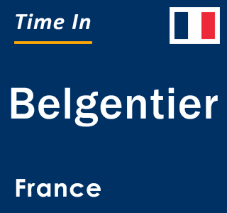 Current local time in Belgentier, France