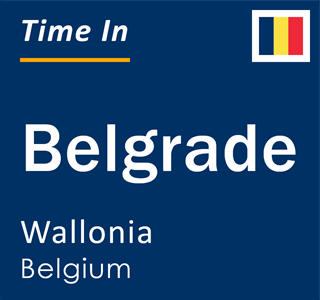 Current local time in Belgrade, Wallonia, Belgium