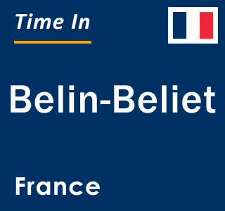 Current local time in Belin-Beliet, France