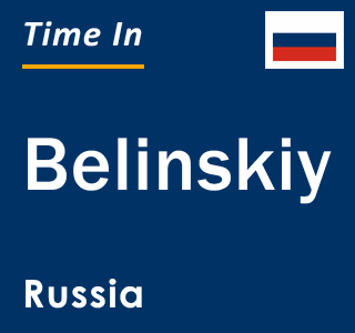 Current local time in Belinskiy, Russia