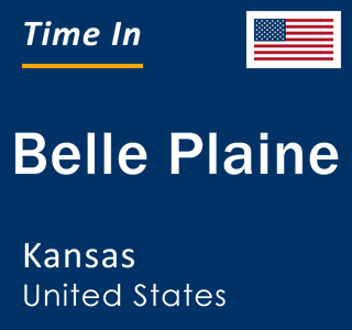 Current local time in Belle Plaine, Kansas, United States