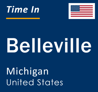 Current local time in Belleville, Michigan, United States