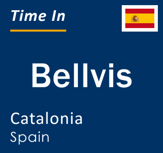 Current local time in Bellvis, Catalonia, Spain