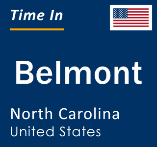 Current local time in Belmont, North Carolina, United States