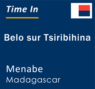 Current local time in Belo sur Tsiribihina, Menabe, Madagascar